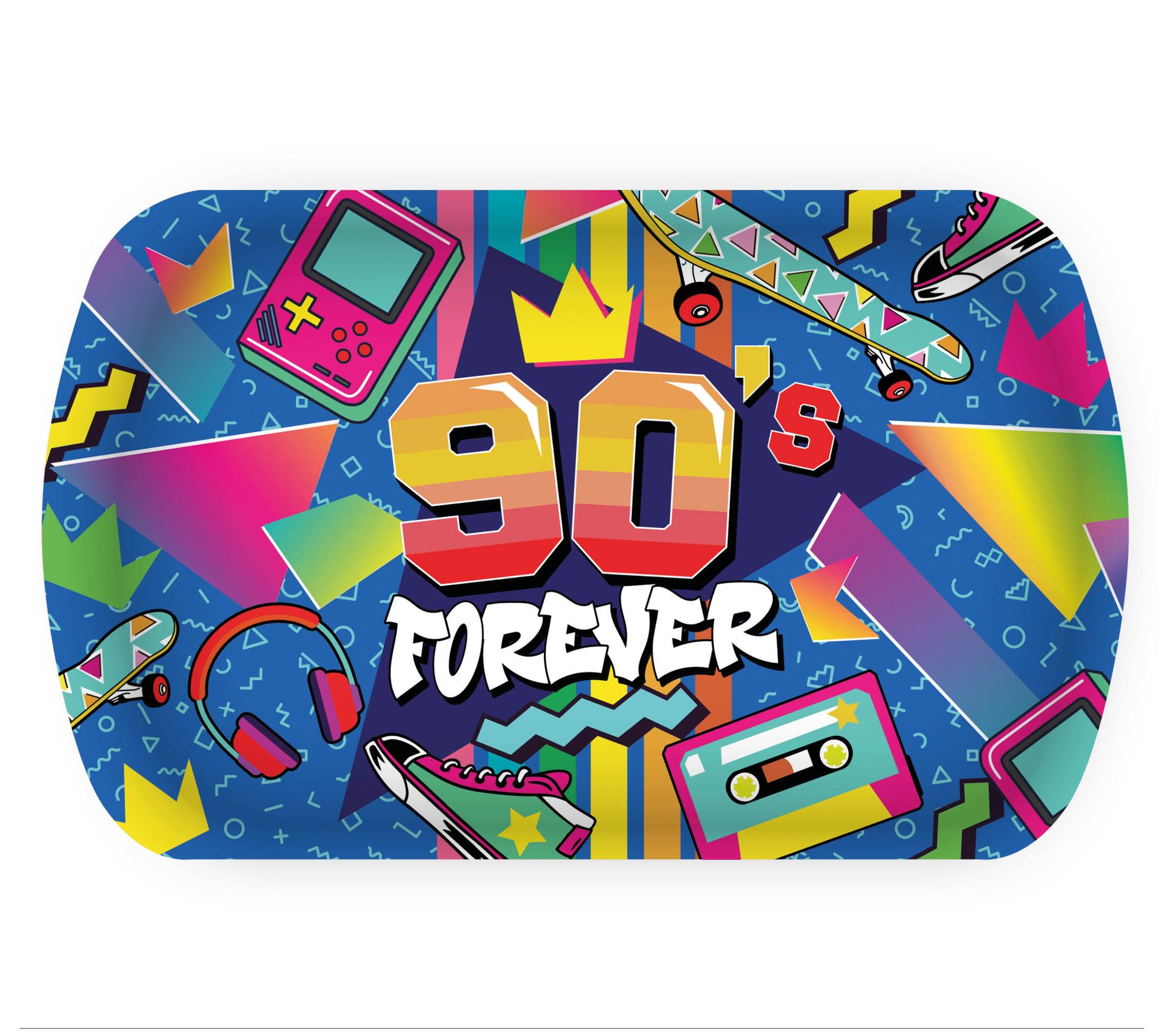 Retro 90s forever dienblad