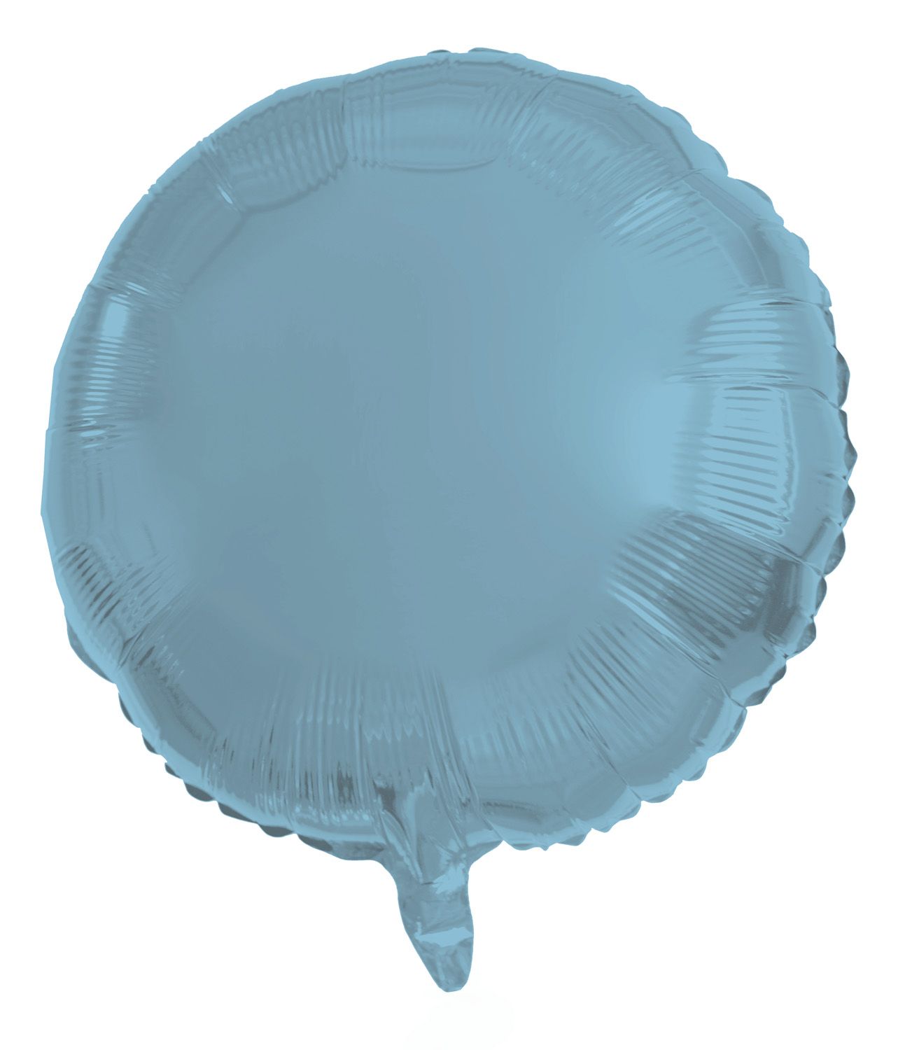 Ronde folieballon 45cm pastel blauw