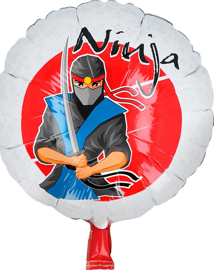 Ronde Ninja Folieballon 45cm