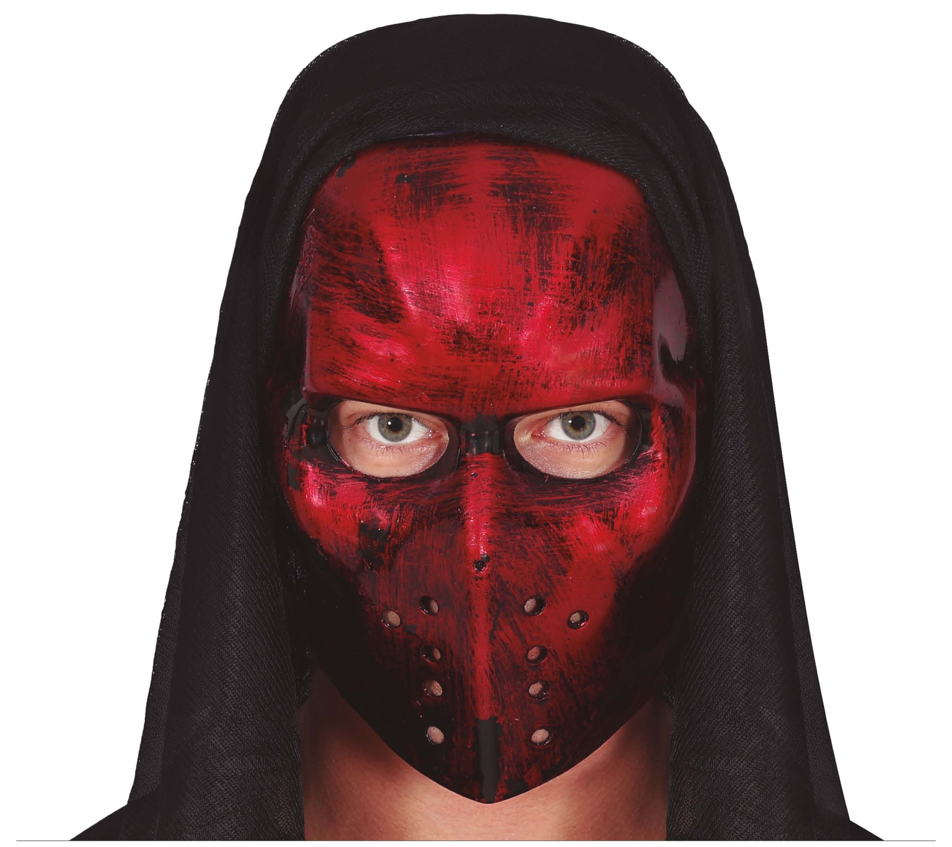 Rood hockey masker Halloween