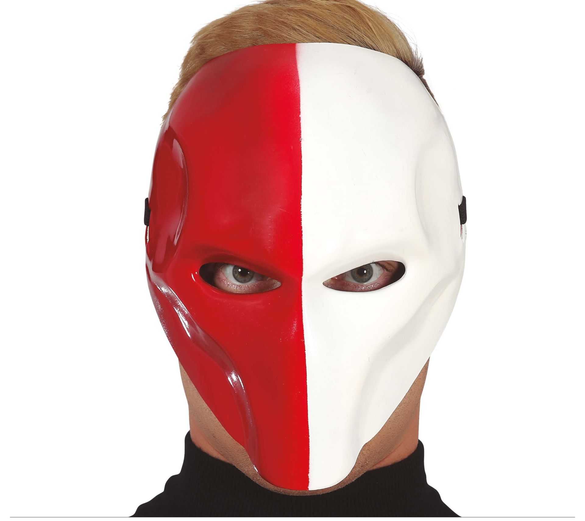 Rood wit assassin masker