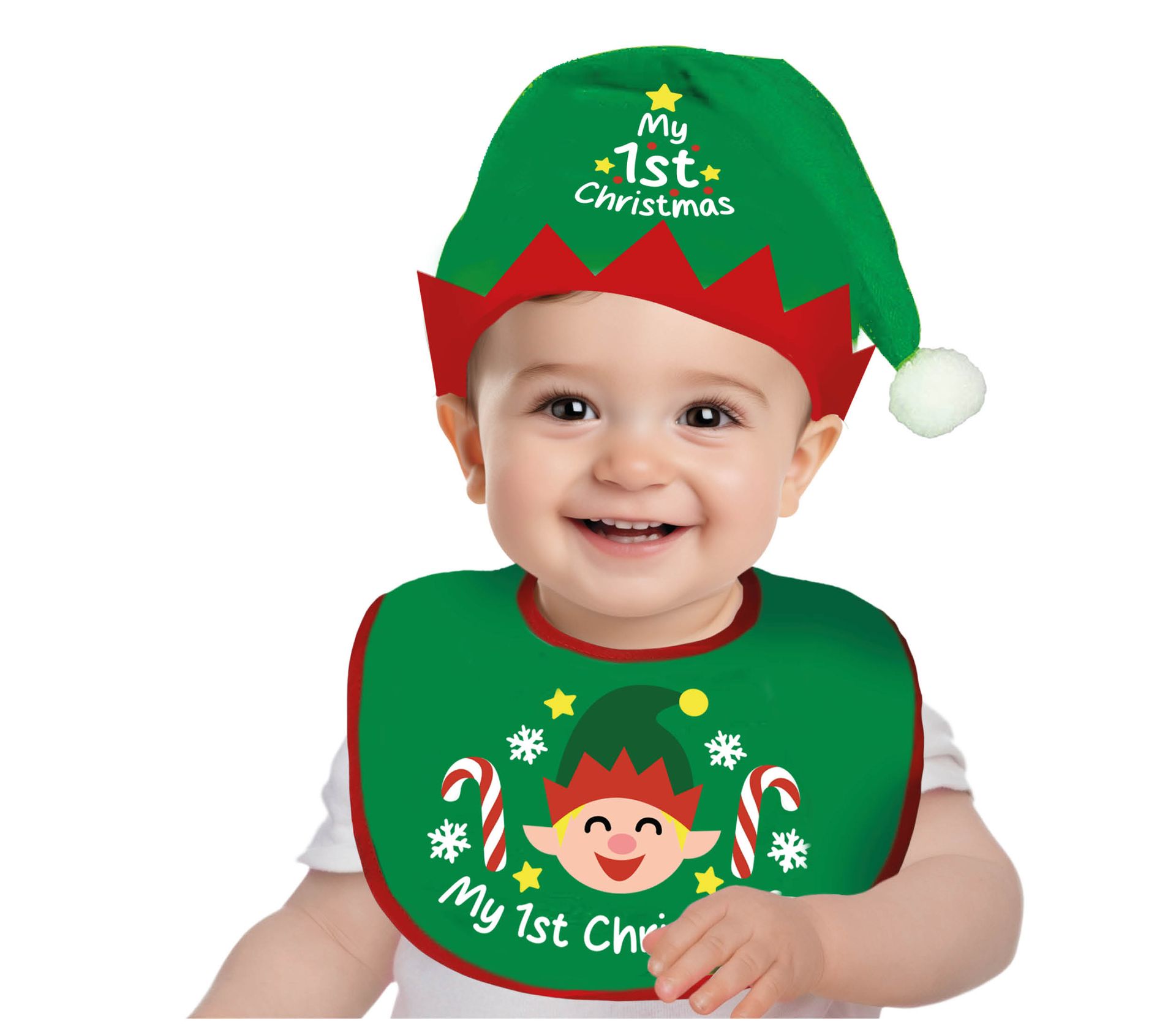 Schattig kerst setje baby kerstelf