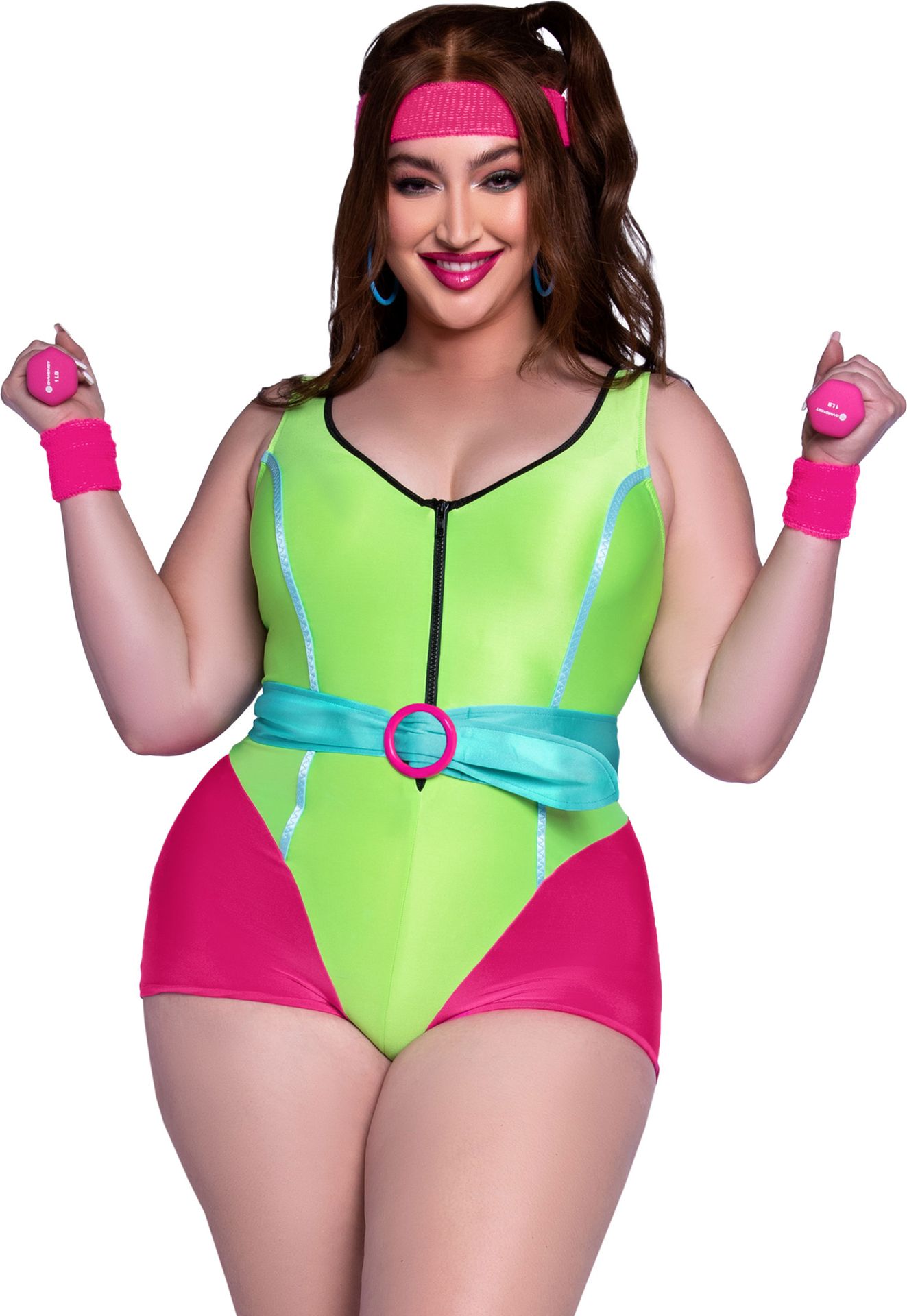 Sexy Foute fitness kostuum plussize