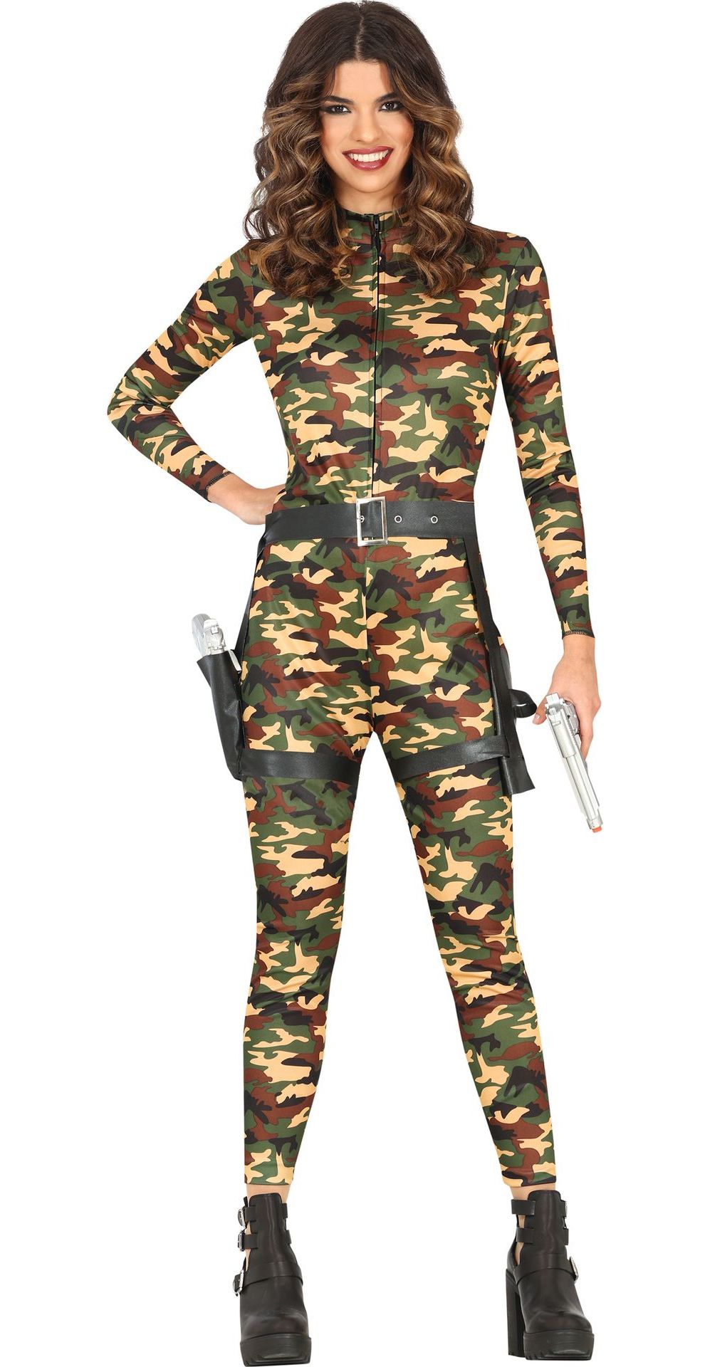 Soldaten Camo Jumpsuit dames