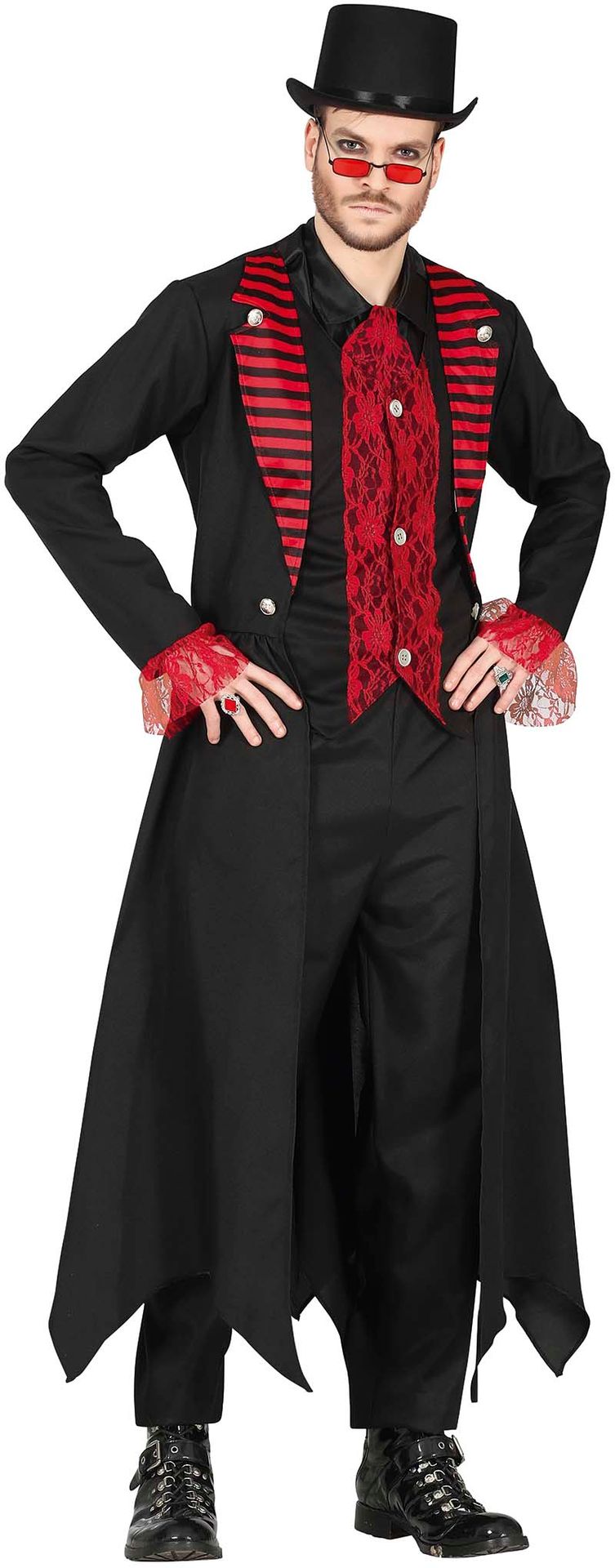 Steampunk gothic kostuum man