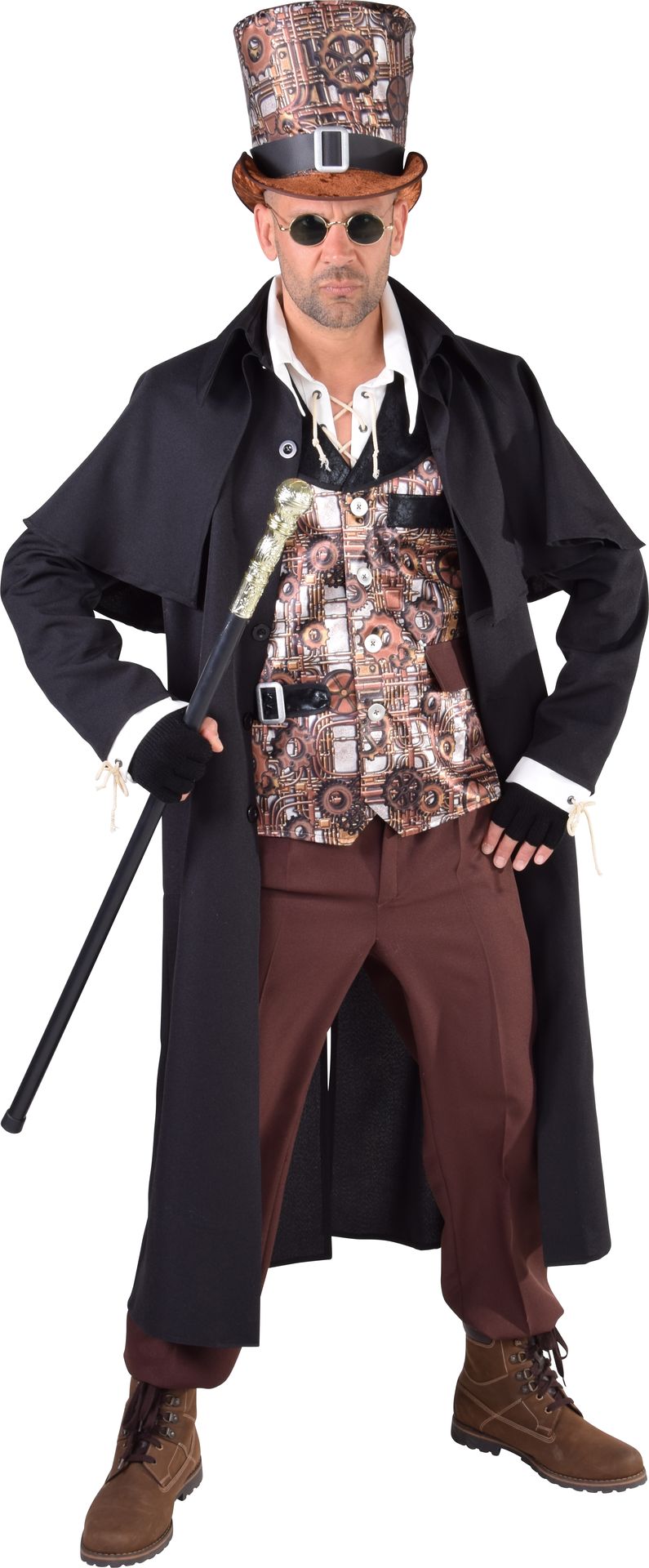 Steampunk koetsier outfit