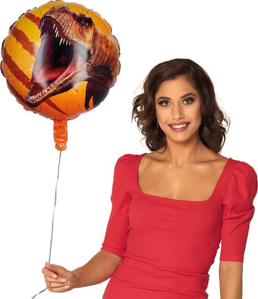 T-Rex Folieballon Oranje 45cm