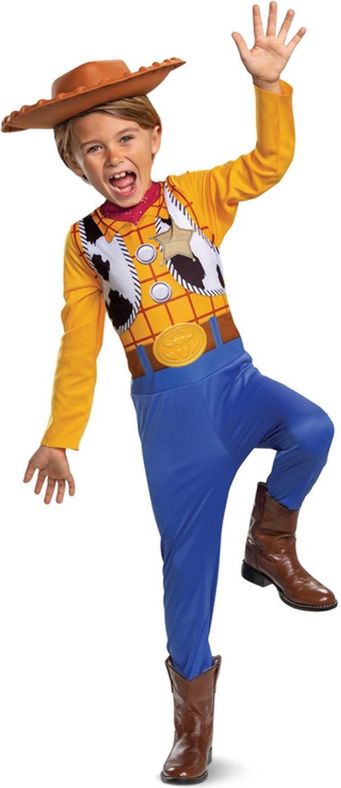 Toy Story Woody Jongens Kostuum Blauw en Geel