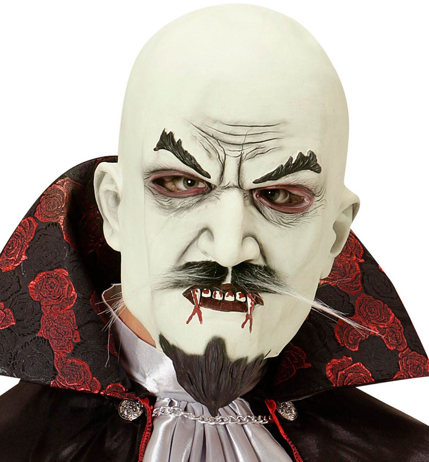 omringen intelligentie zak Vampier masker met sik en snor | Carnavalskleding.nl