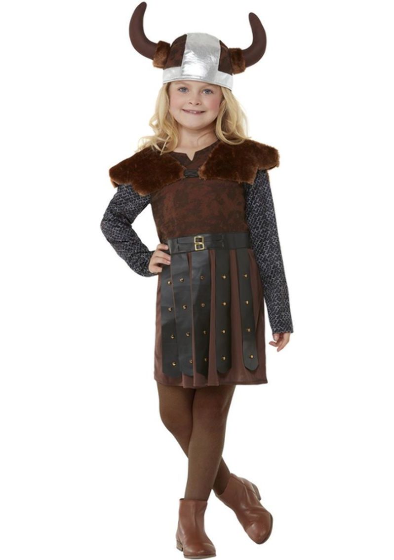 Viking Prinses Kostuum Bruin