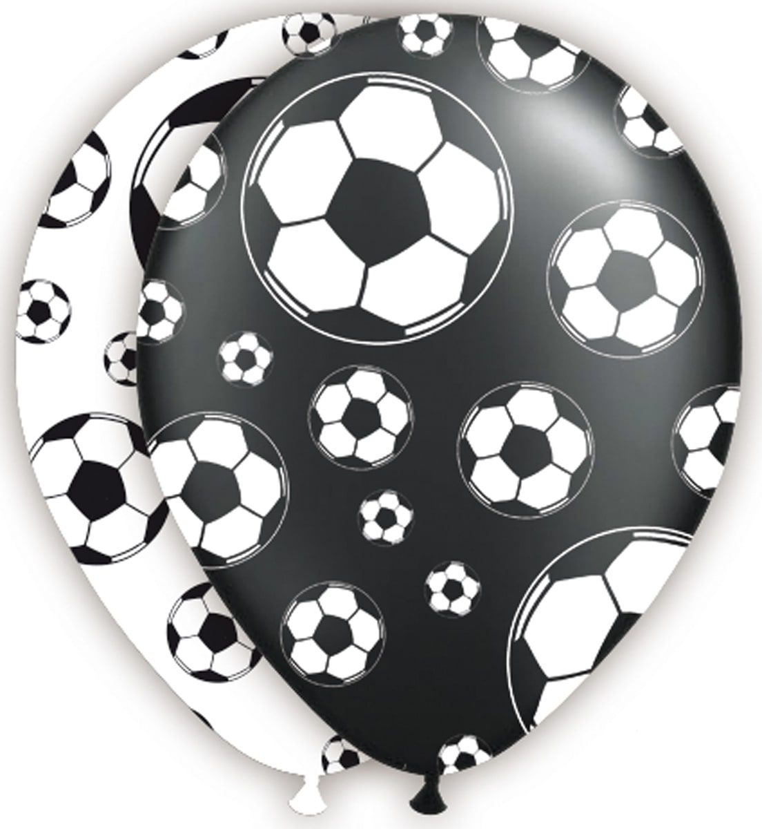 Voetbal themafeest ballonnen 8 stuks