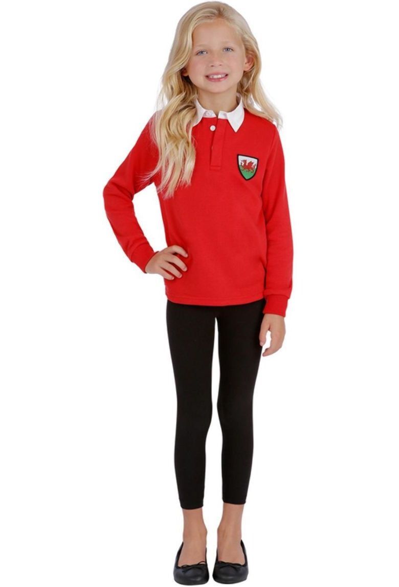 Wales Rugby Shirt Kinderen Rood