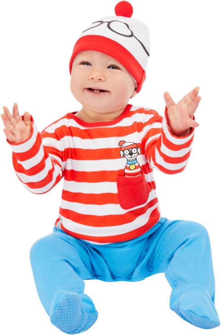 Where's Wally Baby Pakje Rood en Wit