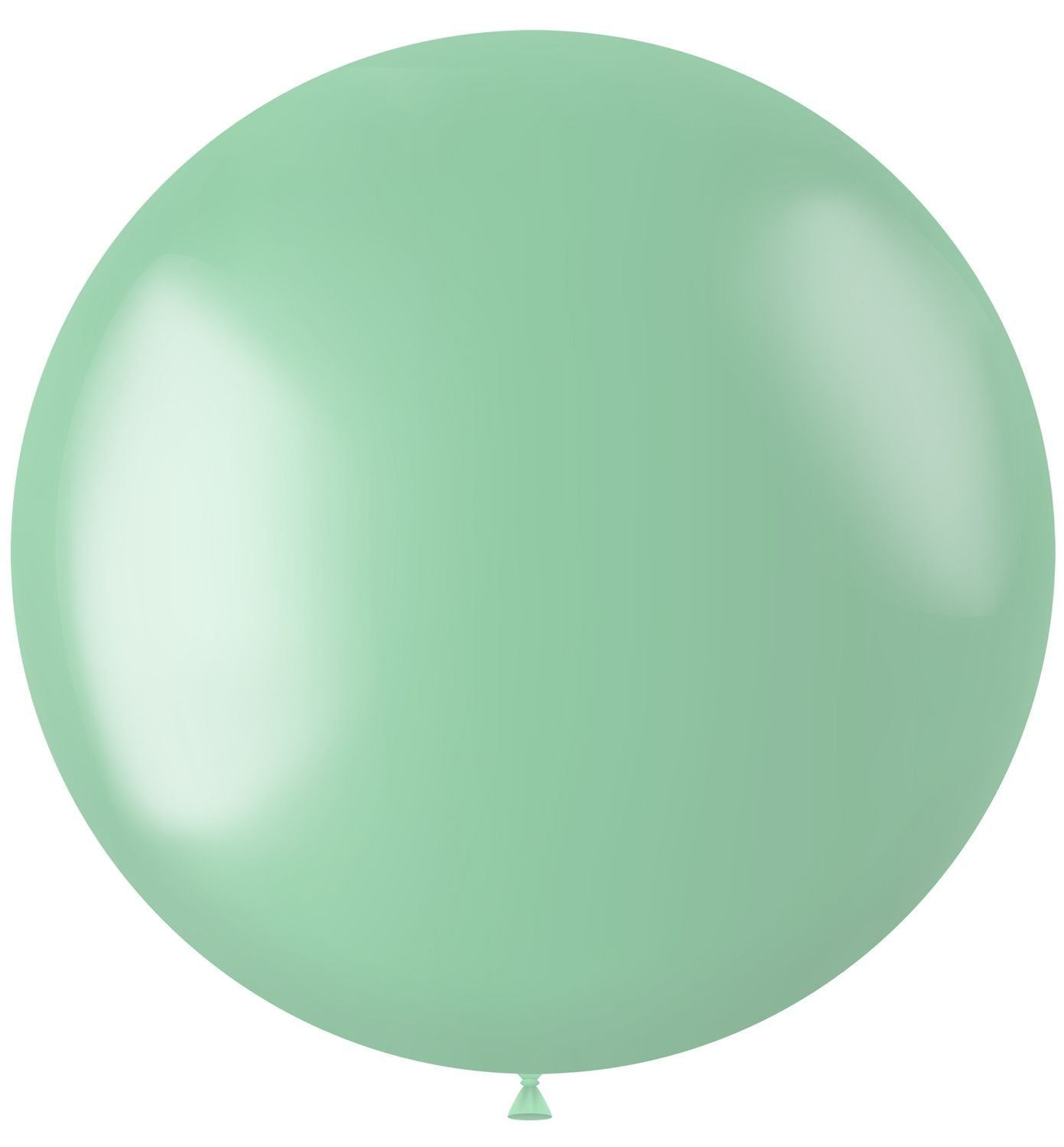 XL ballon mintgroen metallic