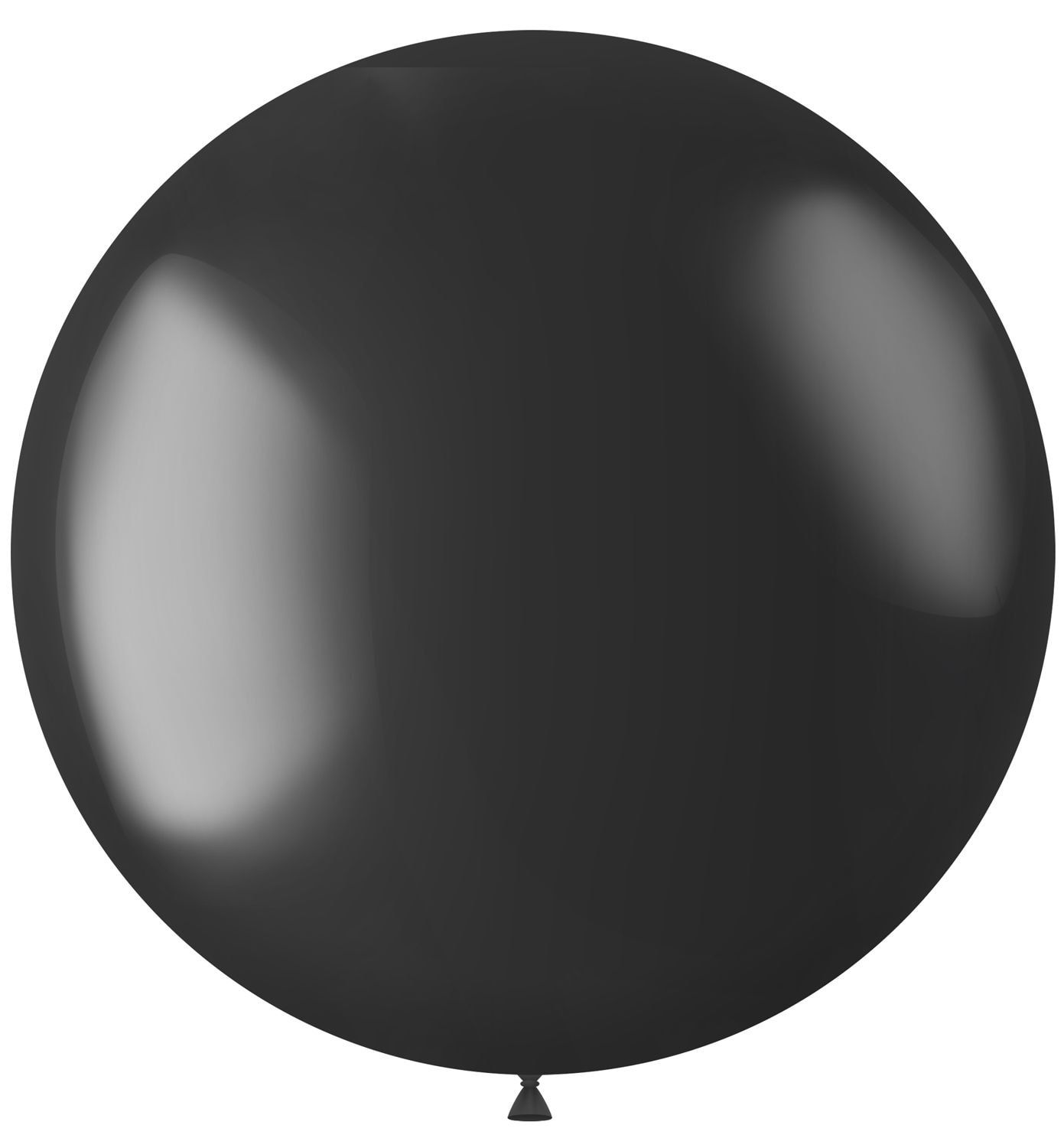 XL ballon zwart metallic