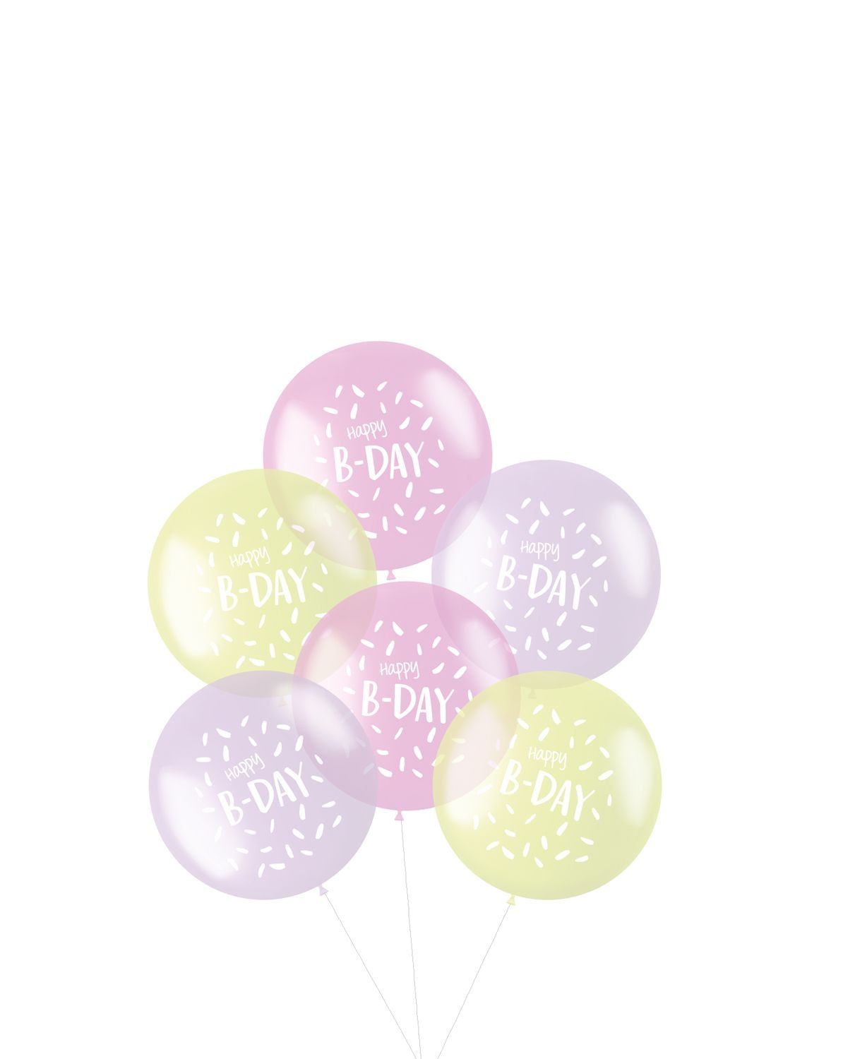 XL ballonnen B-Day pastel roze