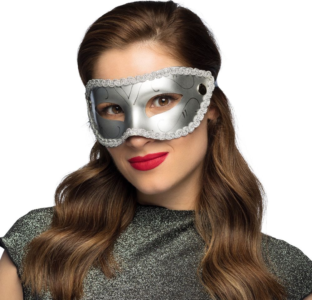 Zilveren Oogmasker Gabriella