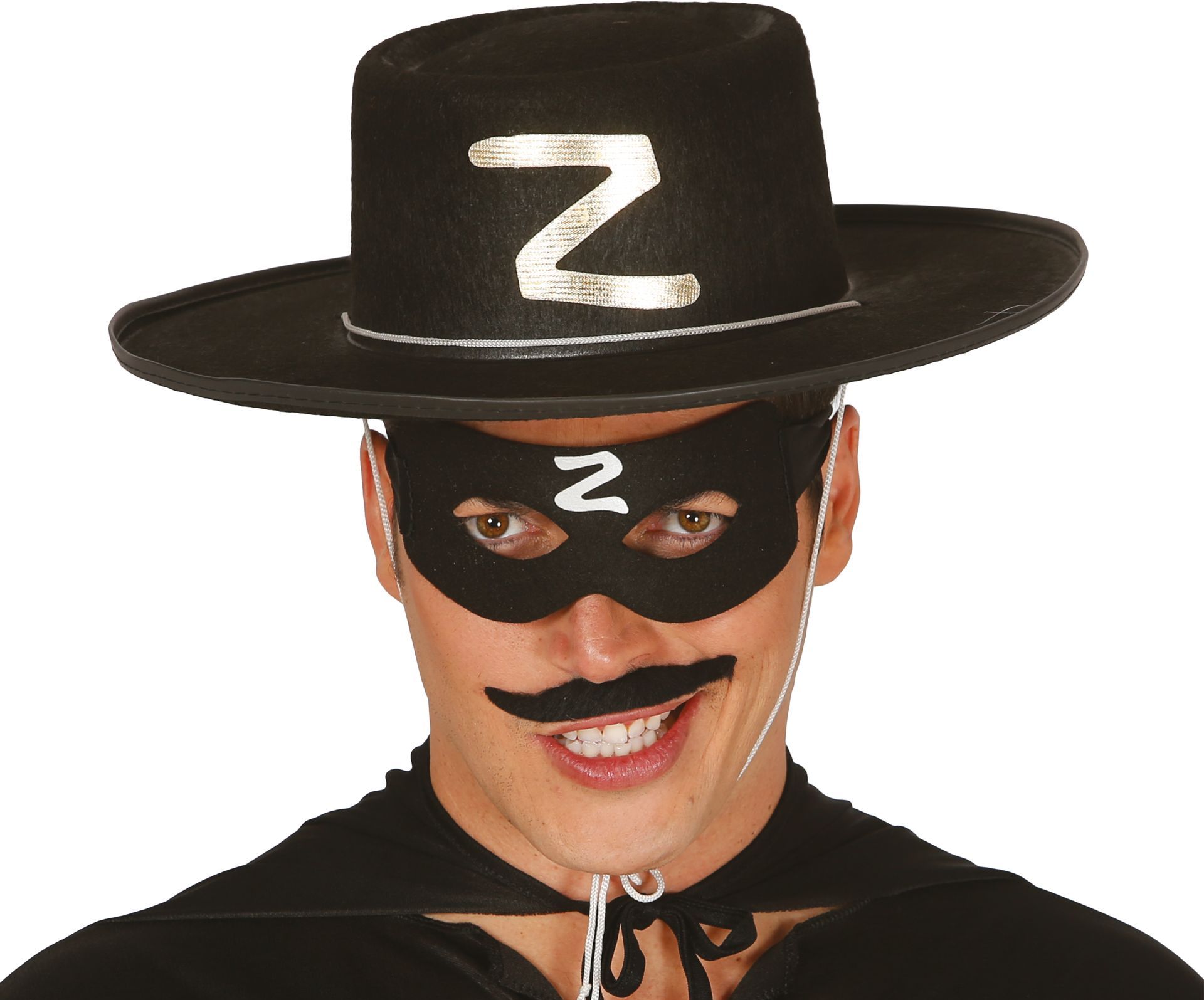 Uittrekken tieners rotatie Zorro hoed zwart | Carnavalskleding.nl