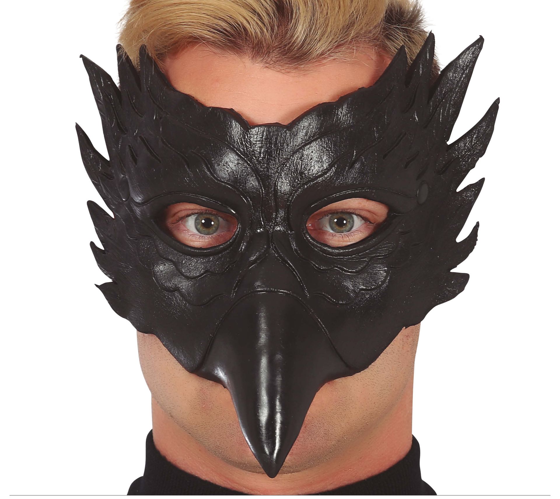 Zwarte uil masker halloween